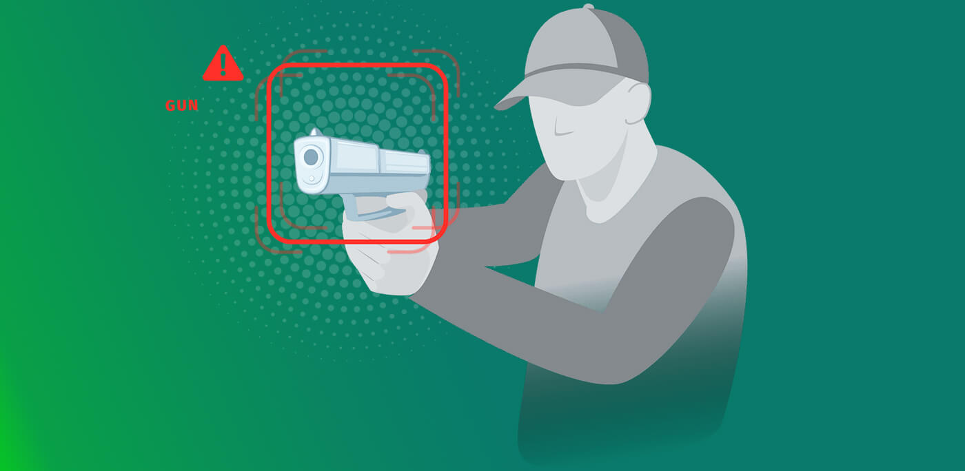 Detecting weapons,
                                                        crowds