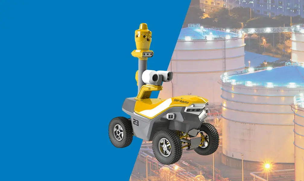 Oil and gas leak inspection robot